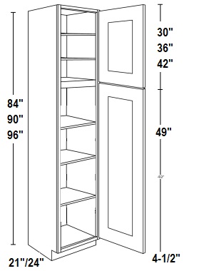 Pantry Cabinet Single Door