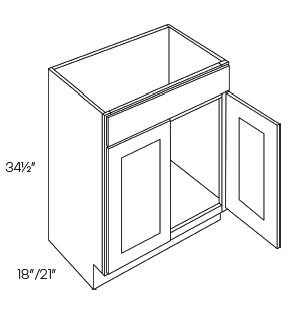 Double Door Sink Base Vanity