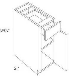 Single Door Vanity Base