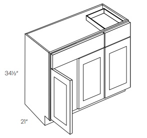 Three Doors Vanity Base