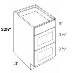 ADA Vanity Drawer Base Cabinets