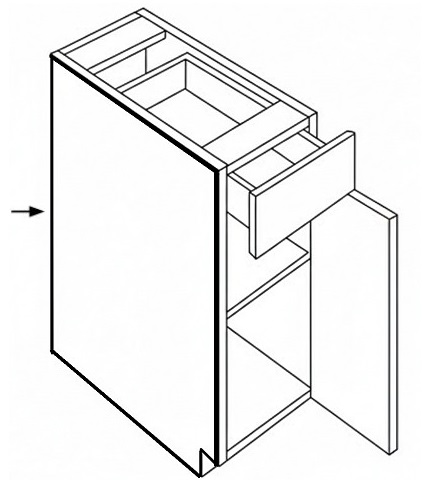 Vanity End Skin (One Side Finished)