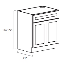 Double Door Sink Base Vanity