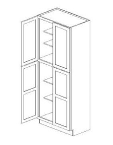 Vanity Pantry Cabinet Double Door