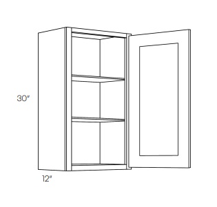 30'' High Single Door