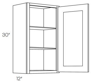 30'' High Single Door