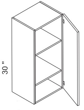 30'' High Single Door