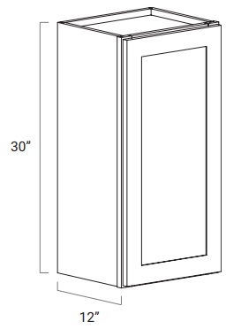 30'' High Single Door