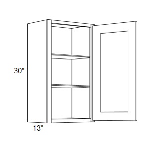 30'' High Single Door