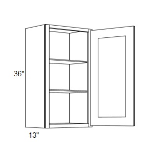 36'' High Single Door