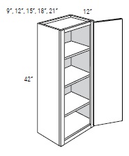 42'' High Single Door