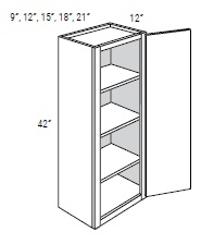 42'' High Single Door