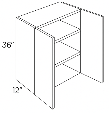 36'' High Double Door