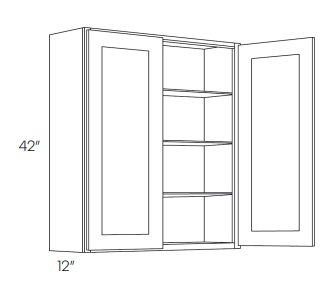 42'' High Double Door