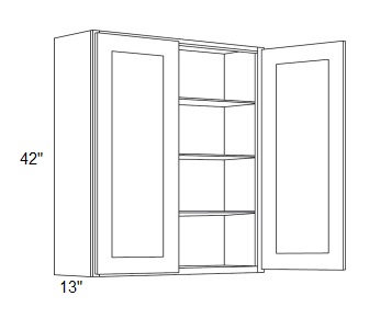 42'' High Double Door