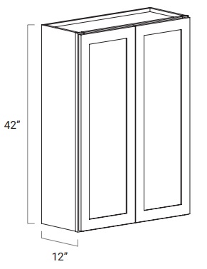 42'' High Double Door