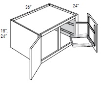 24'' Deep w/Pullout Shelf