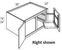 24'' Deep w/Pullout Shelf