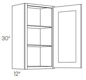 30'' High Single Door