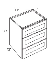 Straight Top of Counter Cabinet