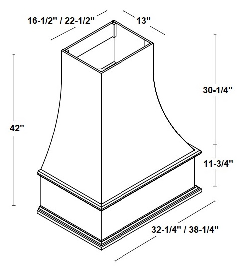 Covered Wood Hood