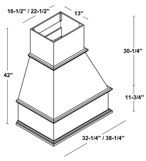 Traditional Wood Hood