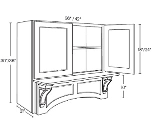 Wood Hood Arched