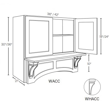 Wood Hood Arched
