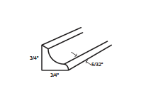 Inside Corner Molding 