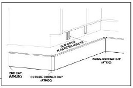 Aluminum Toe Kick Corners