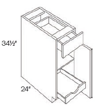 Single Door with Drawer Base with 1 POS