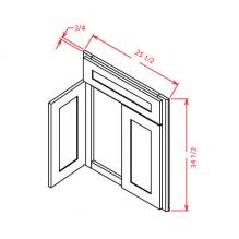 Corner Sink Front - 42''