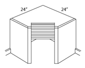 Diagonal Appliance Garage