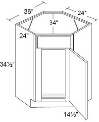 Corner Sink Base Cabinet