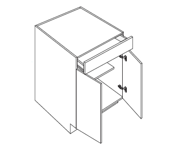 Double Door with Drawer(s) Base