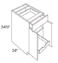 Double Door with Drawer(s) Base with 1 POS