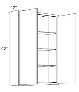 42'' High Double Door