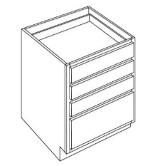 4 Drawer Pack Base