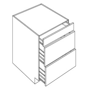 Three Drawer Pack Base