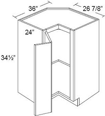 Easy Reach Base Corner Cabinet