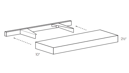 Floating Shelf (Wood)