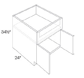 Double Door Farm Sink Base Cabinet