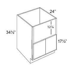 Double Door Farm Sink Base Cabinet