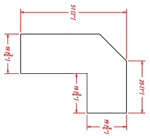 Angle Light Rail Molding