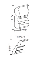 Crown Molding 4-1/2''