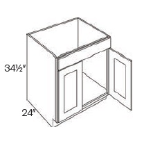 Single Drawer Double Door Sink Base