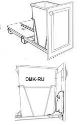 Single Trash Can Pull-Out (Metal Framing)