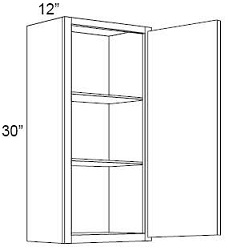 30'' High Single Door