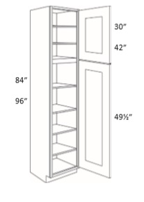 Pantry Cabinet Single Door