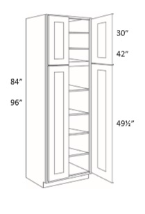 Pantry Cabinet Double Door